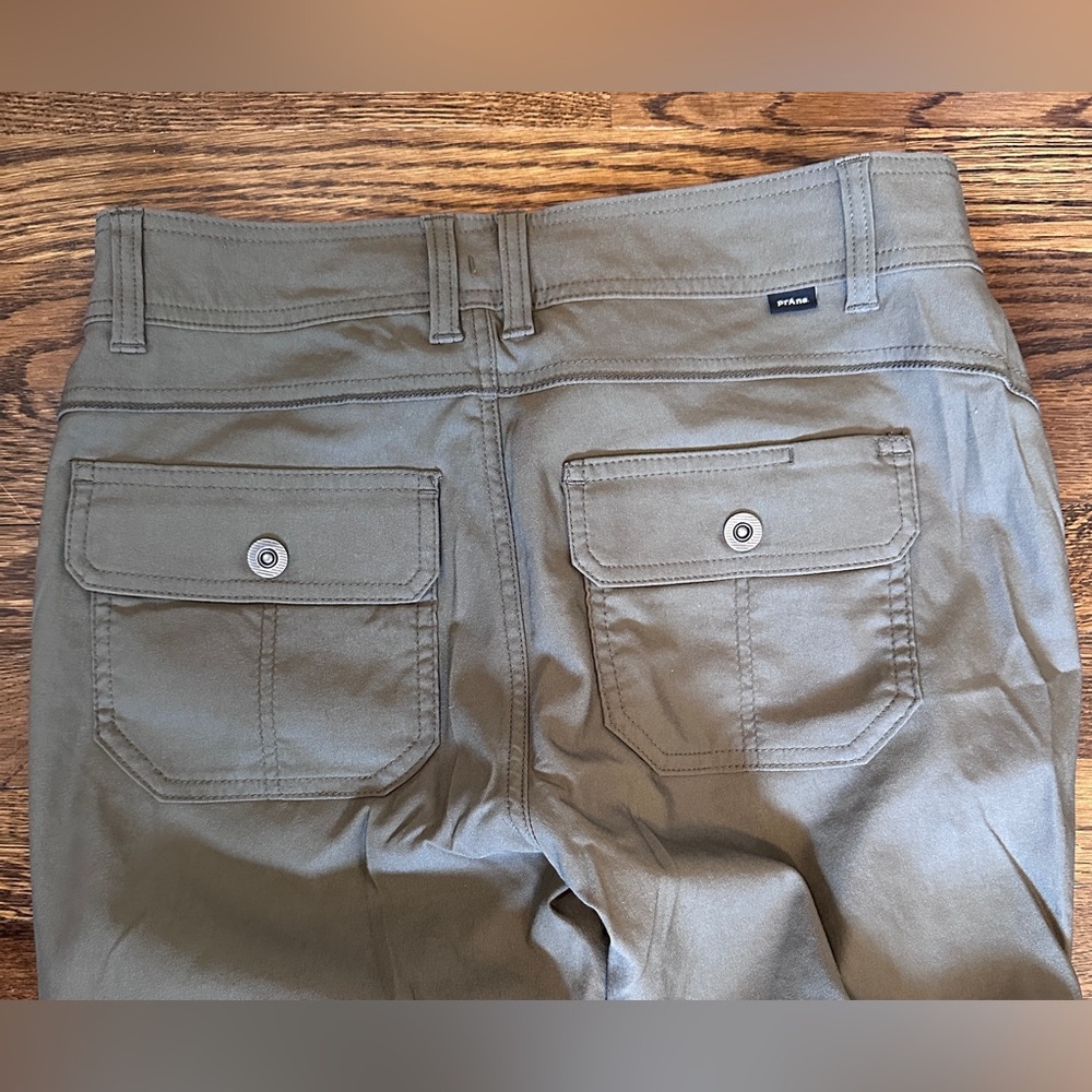 Prana Halle Straight Fit Women's Olive Green hiking pants size 6 regular - Picture 9 of 9